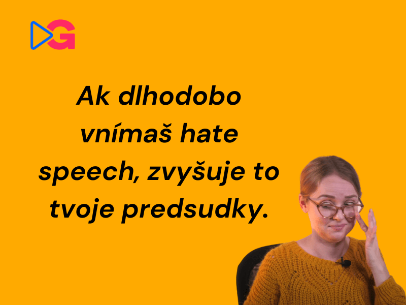 hate speech zvyšuje predsudky