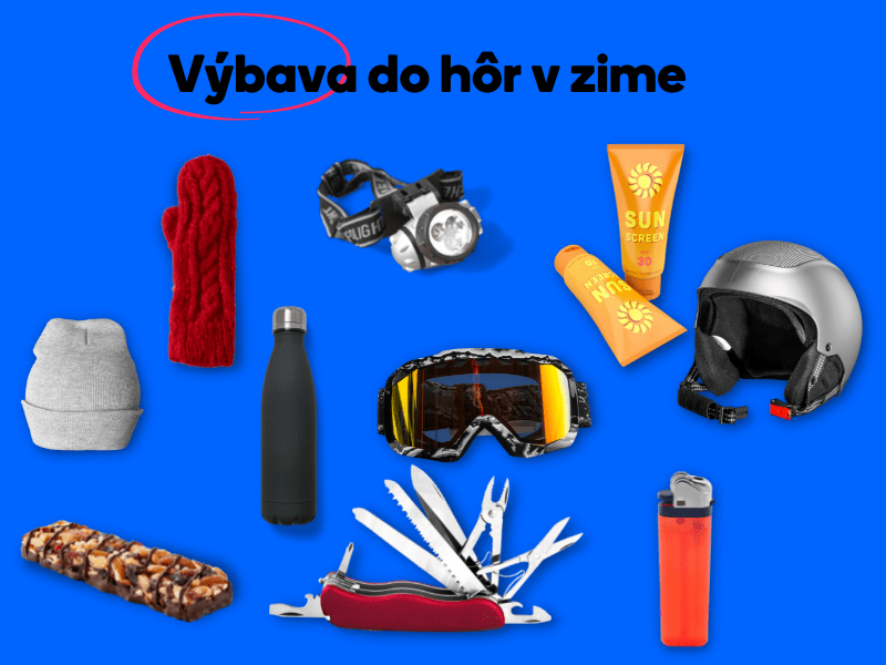 veci, ktoré si netreba zabudnúť vziať do hôr